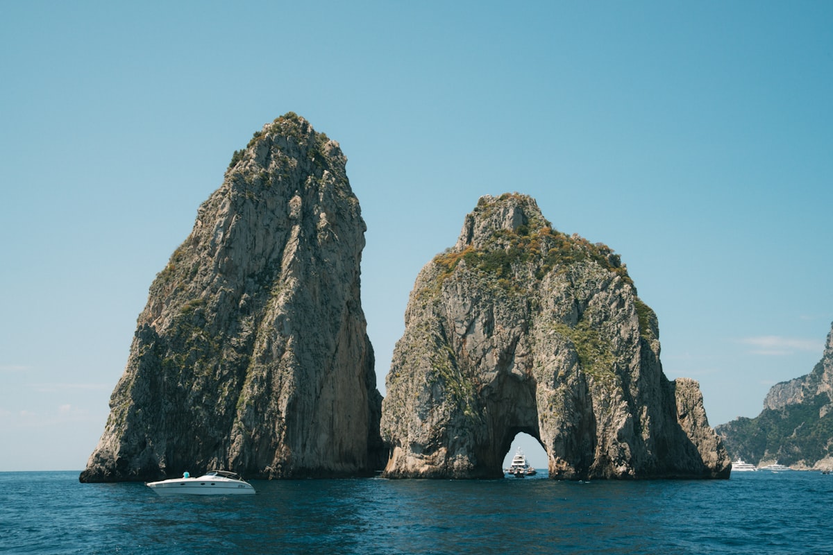 Capri September — Faraglioni autumn light
