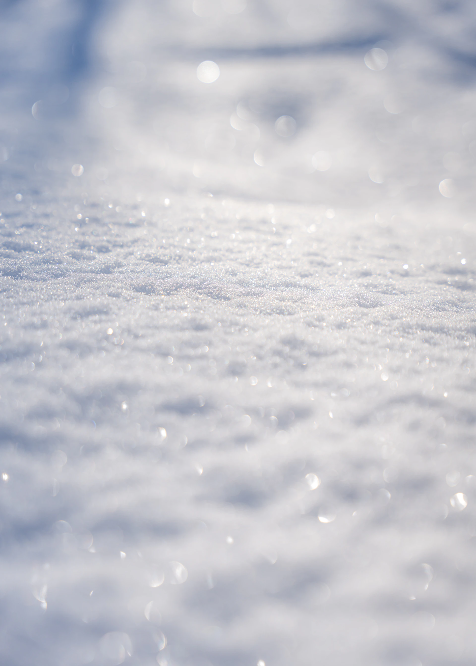 a close up of a snow covered ground