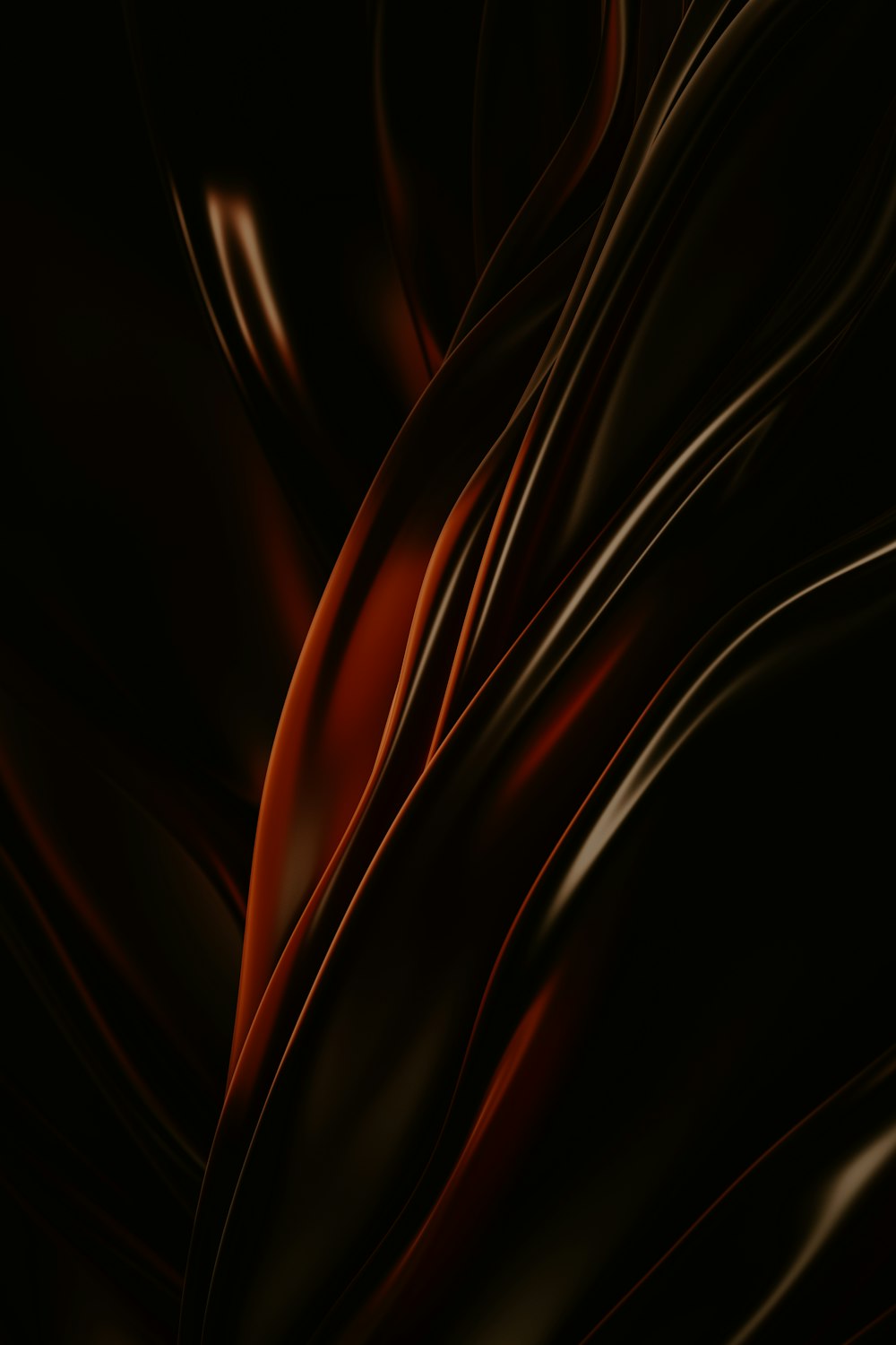 ein schwarz-roter Hintergrund mit wellenförmigen Linien