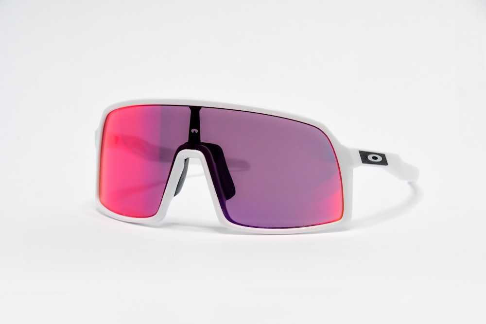 a pair of sunglasses on a white background