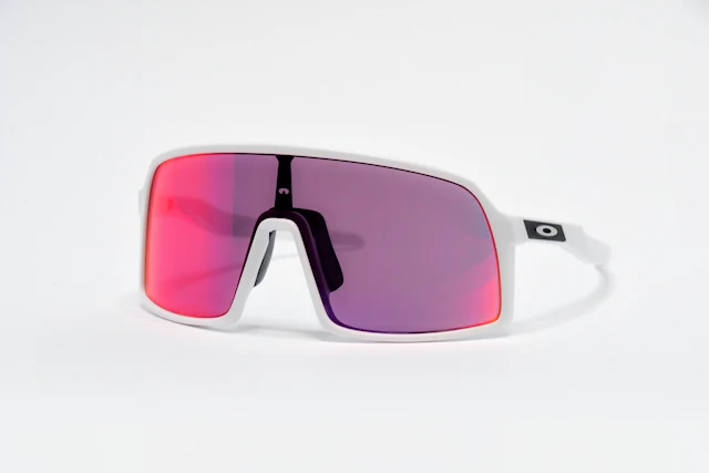 A pair of sunglasses on a white background.