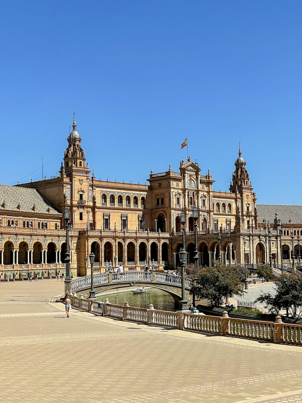 a large building with a clock tower on top of it