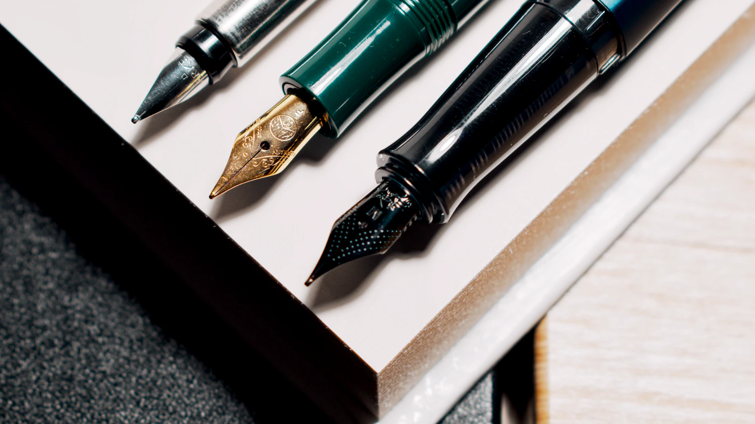 Strich rollerball set of three in its paper box — in stock
