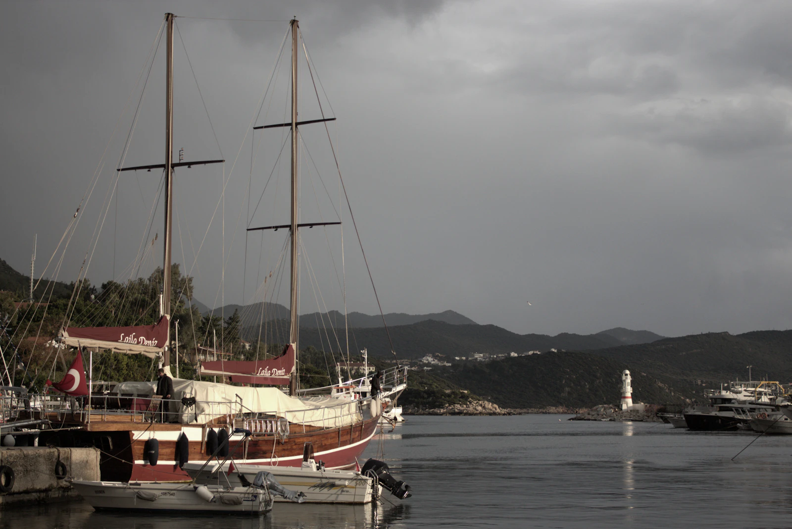 Sustainable sailing practices on a gulet in Turkey