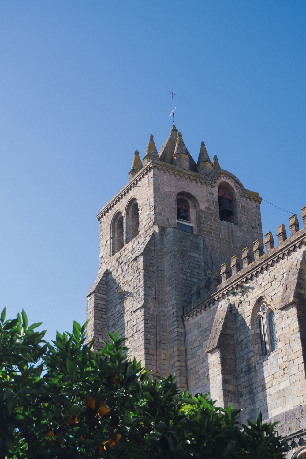 a tall tower with a clock on top of it