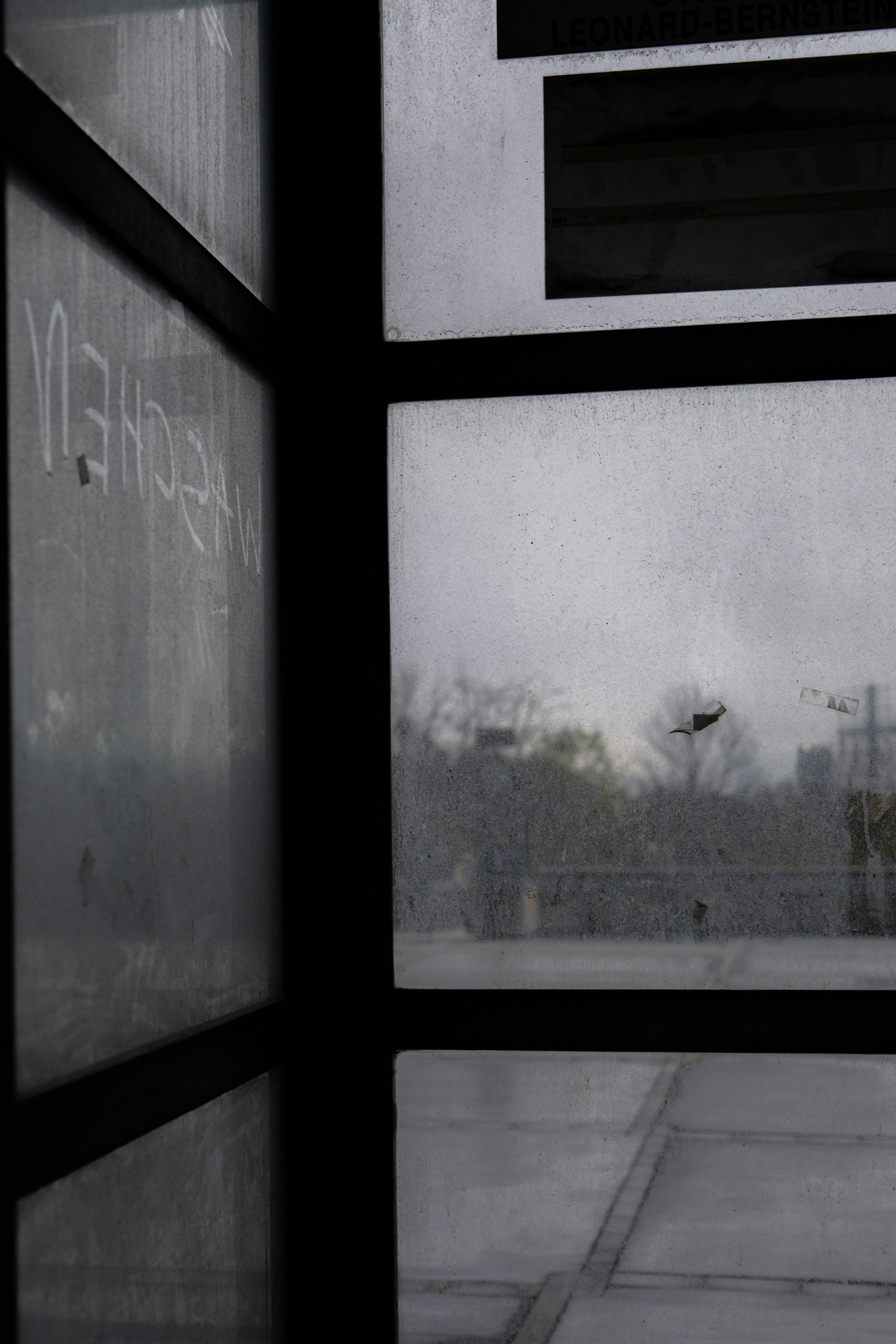 Before cleaning exterior windows on a residential property