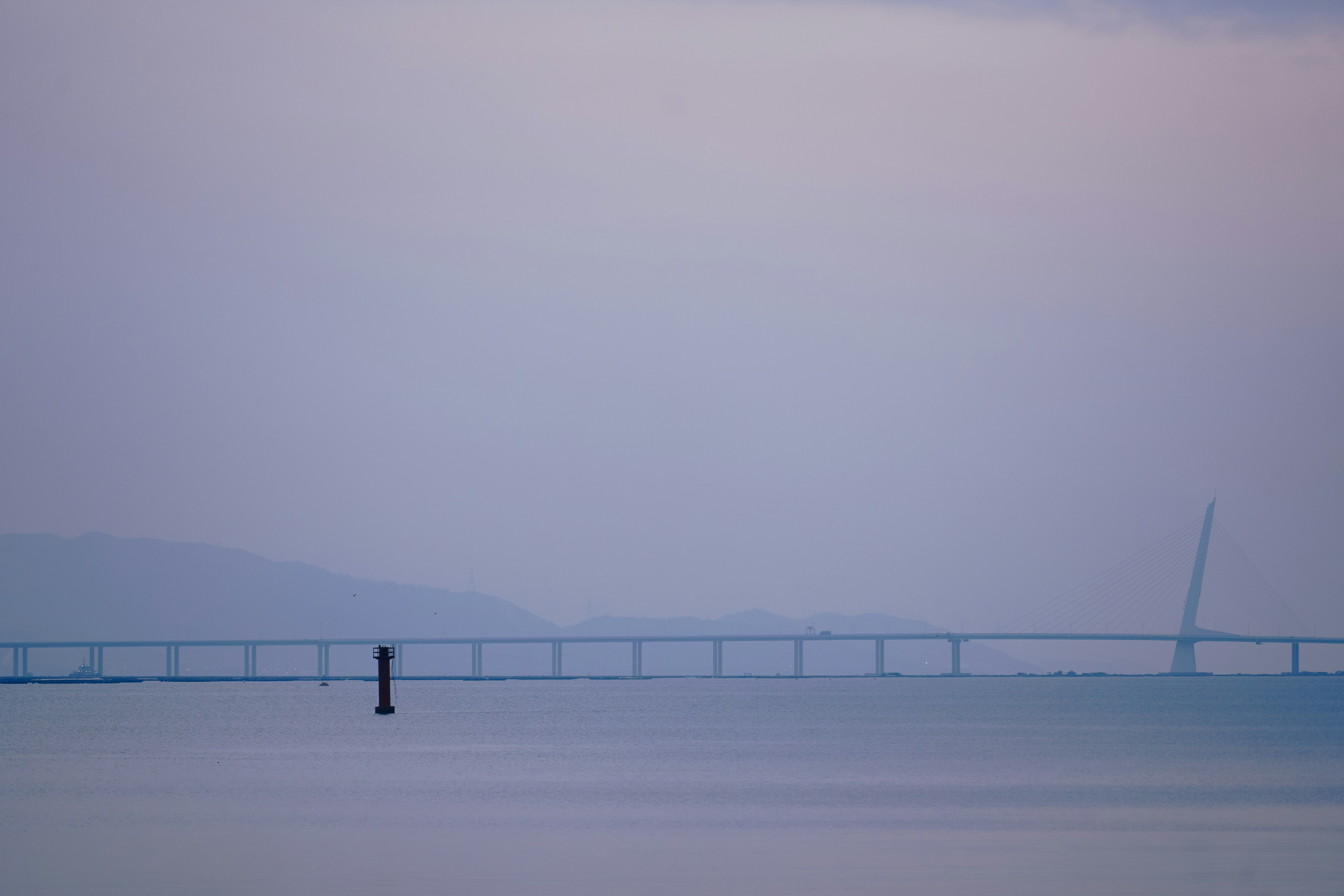 a large bridge over a large body of water