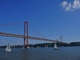 a large bridge spanning over a large body of water