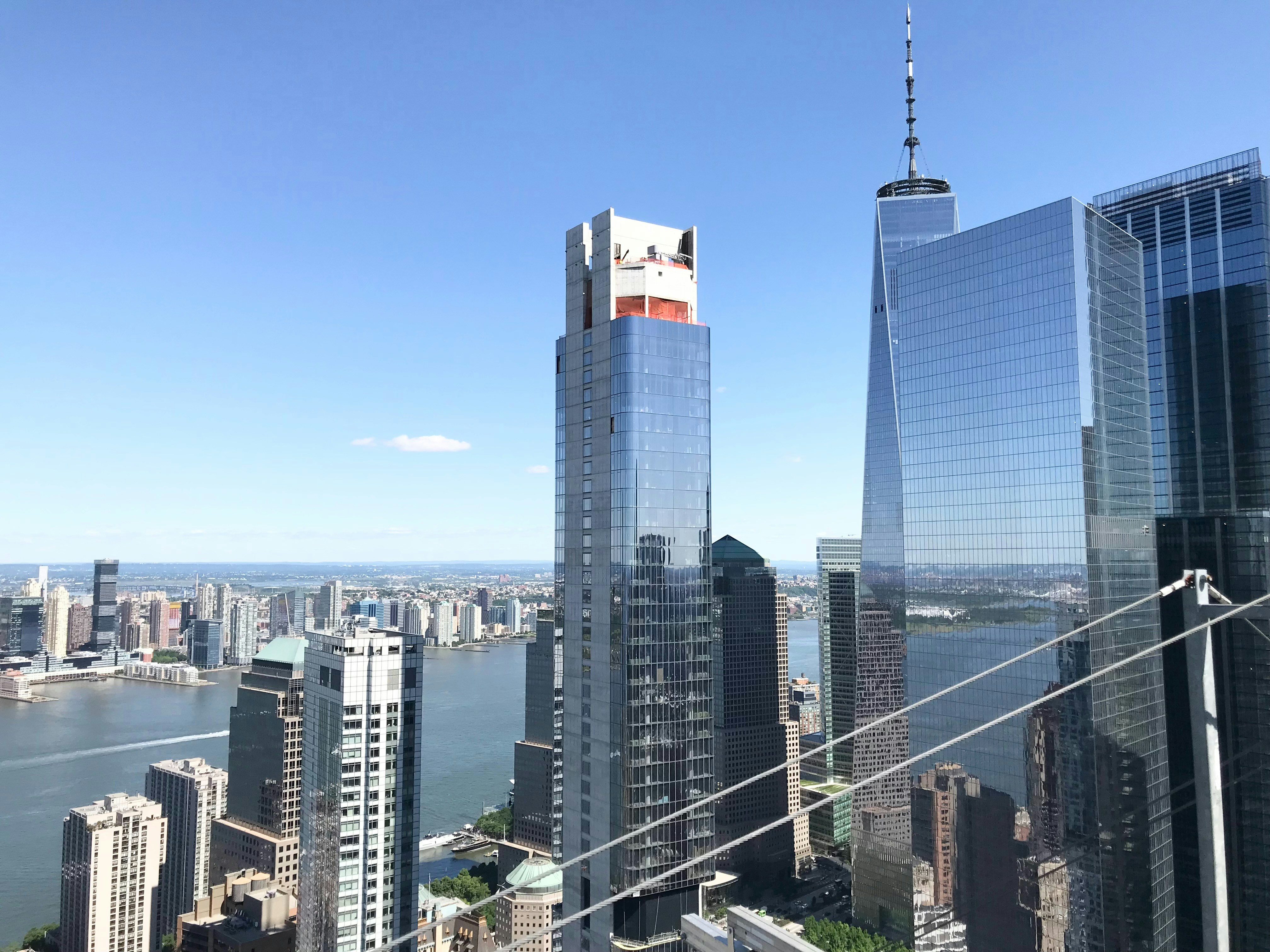 The view from the Willis Tower Skydeck - Chicago iconic buildings