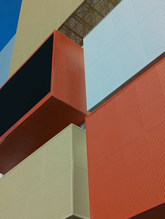 a building that has a clock on the side of it