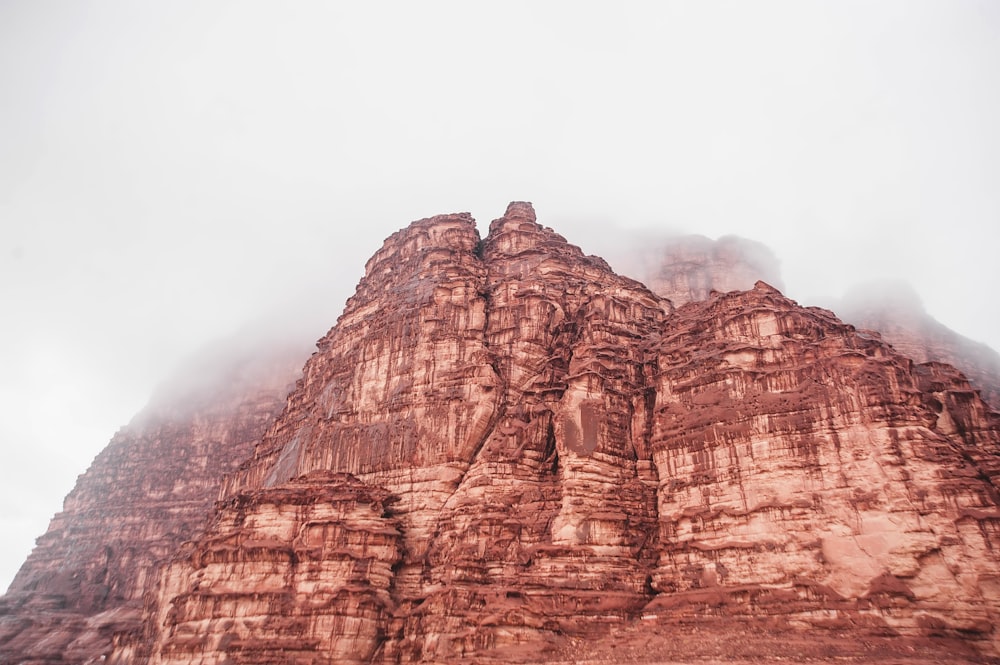 a very tall mountain with some very pretty rocks