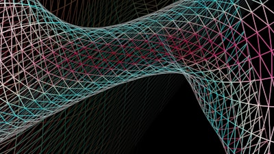 a computer generated image of lines and curves