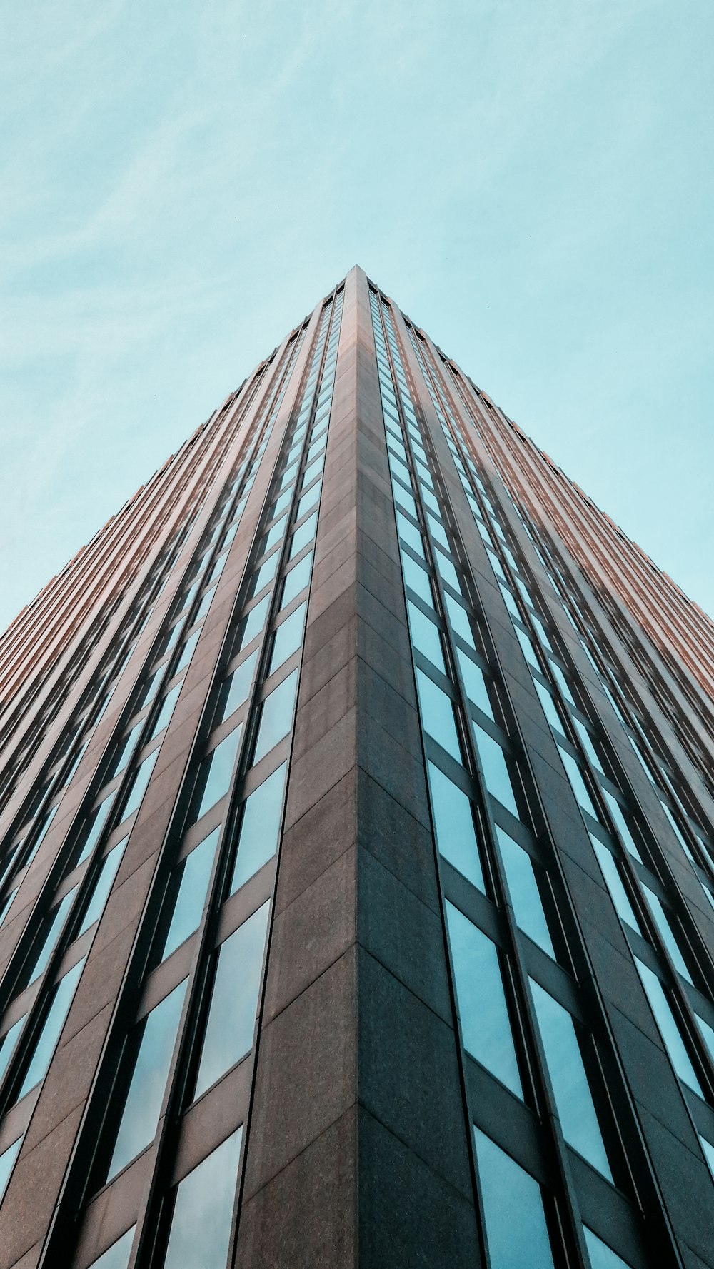 a very tall building with lots of windows