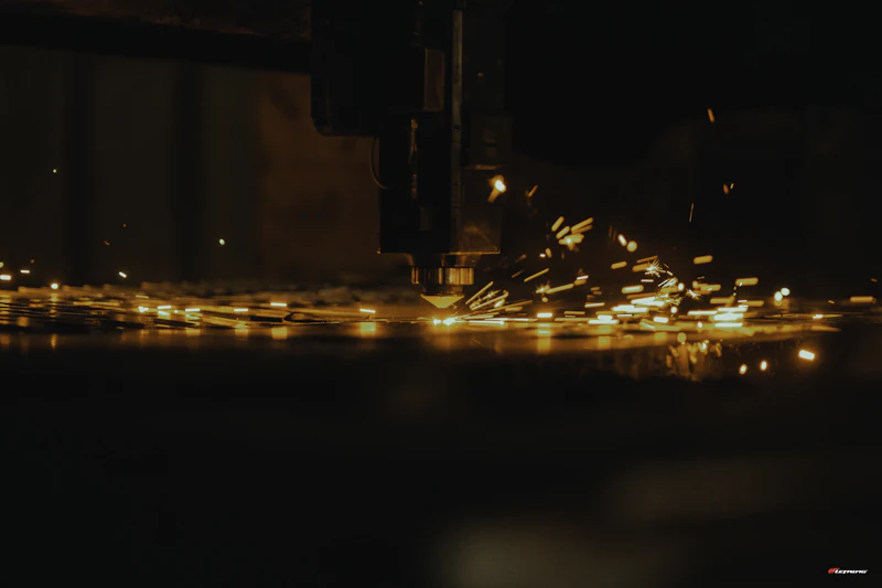 Reverse engineered replacement part being measured and machined