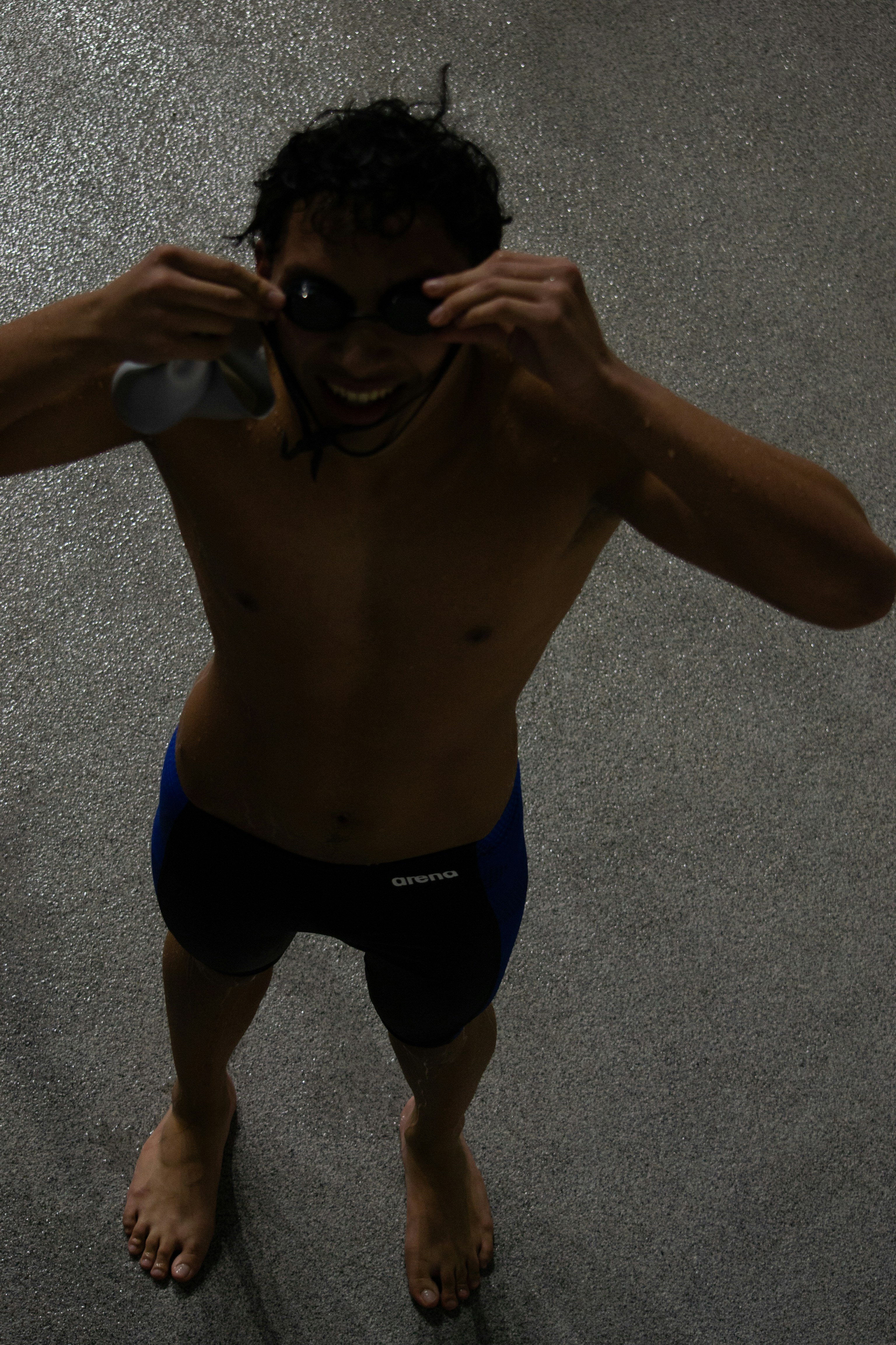 Kit natation Speedo avec lunettes et bonnet bleu