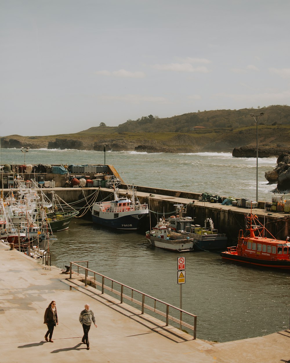 a couple of boats that are in the water