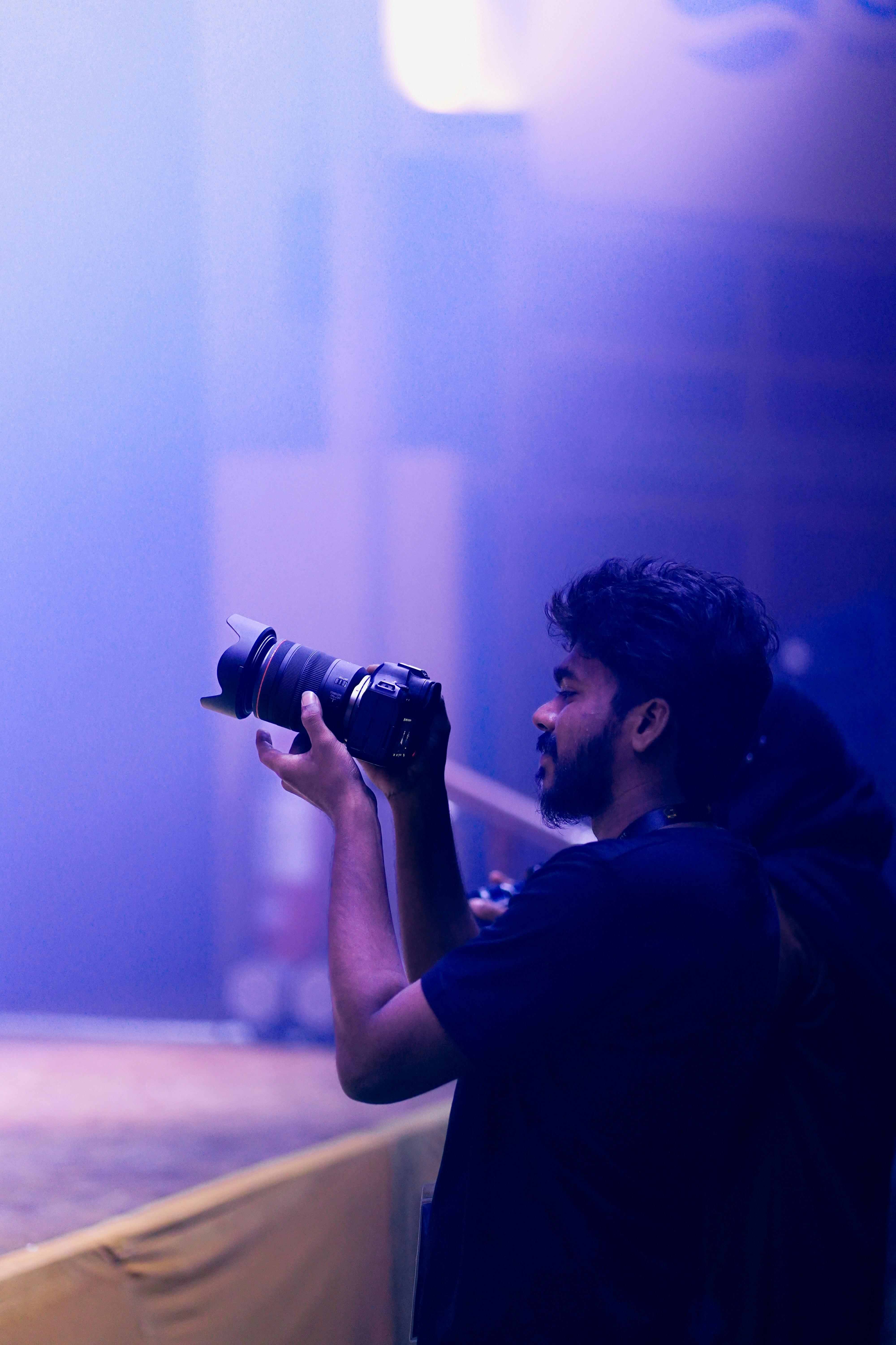 a man taking a picture with a camera