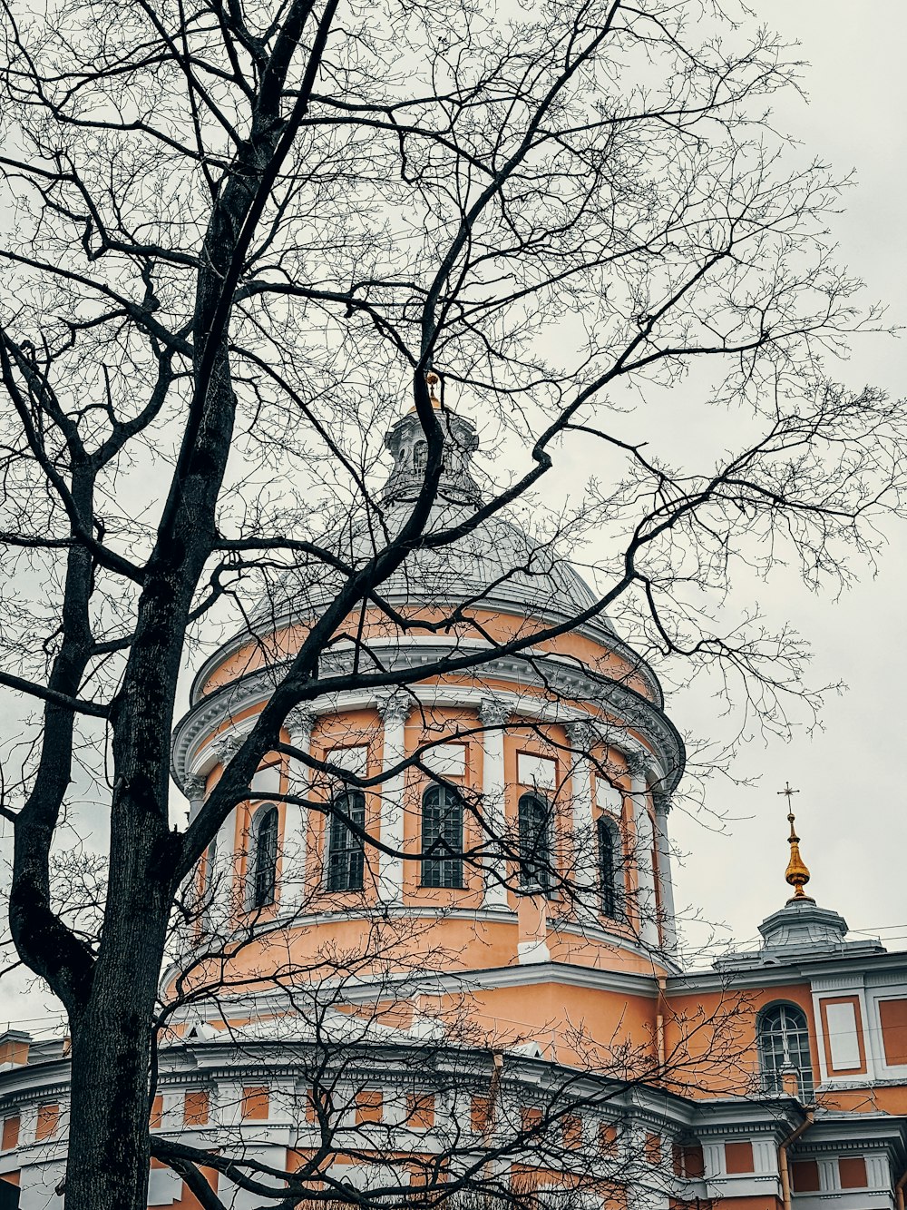 a large building with a clock on the top of it