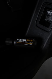 a close up of a battery on a motorcycle