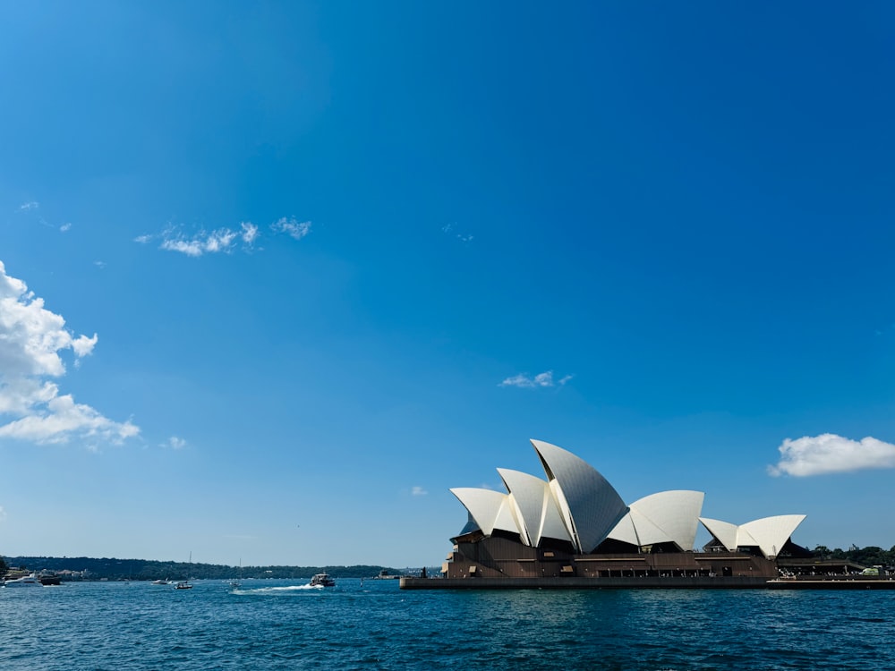 the sydney opera house on a sunny day