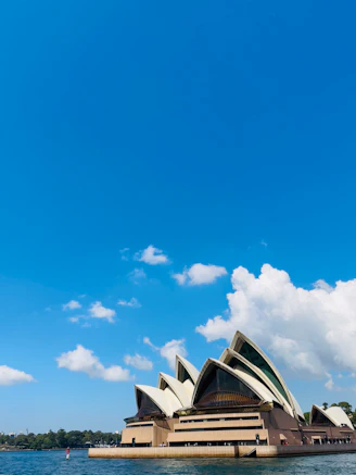 the sydney opera house on a sunny day