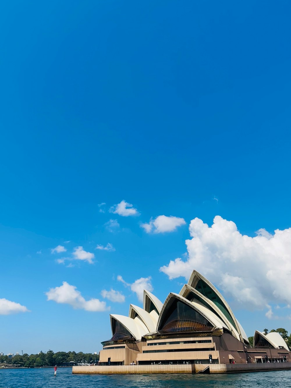 the sydney opera house on a sunny day