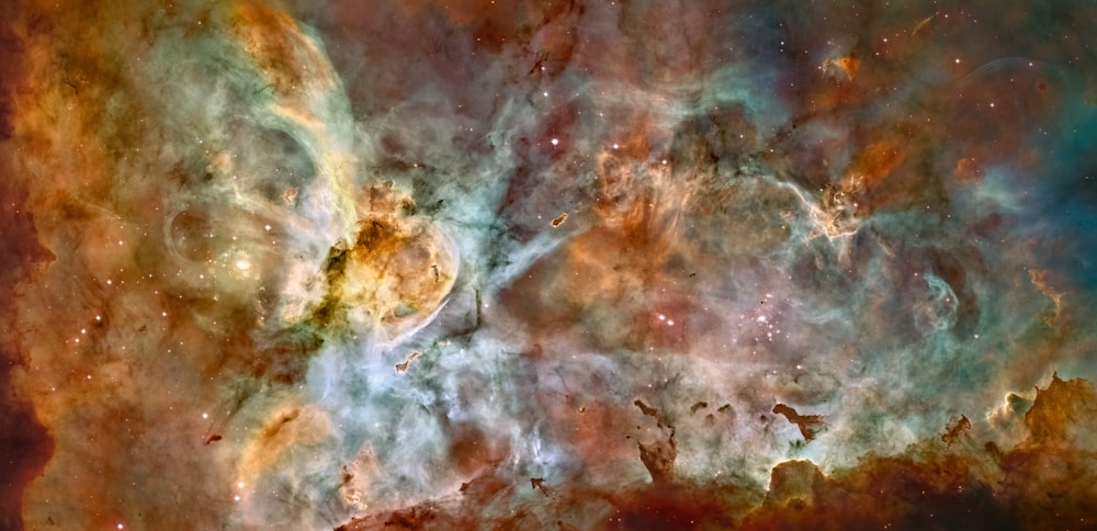 an image of a very large and colorful space