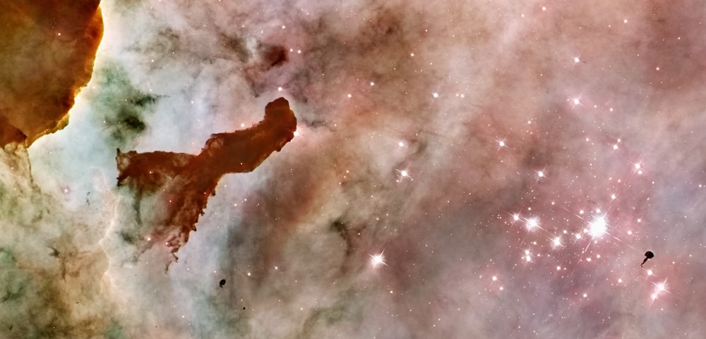 a view of a star forming region in the sky