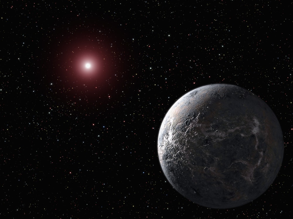 an artist's rendering of a distant object in space