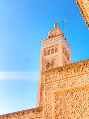a tall tower with a clock on top of it