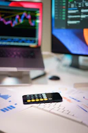 a remote control sitting on top of a desk