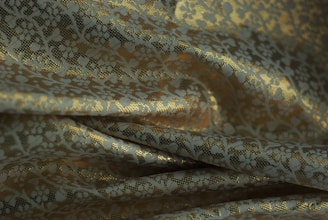 a close up of a fabric with a pattern on it