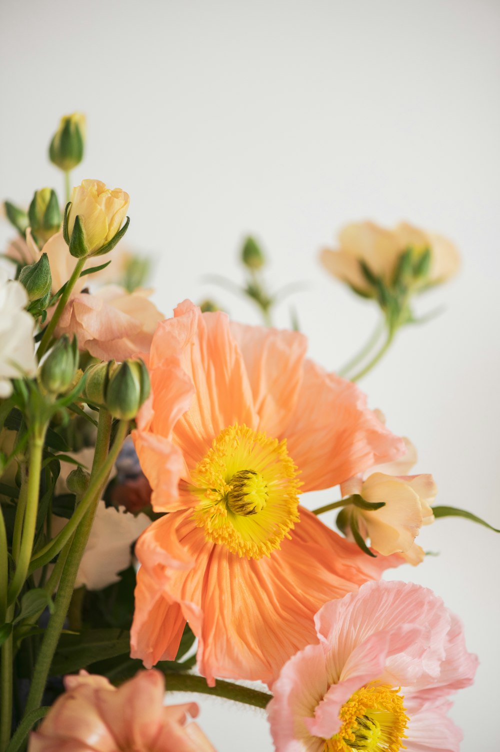 a bunch of flowers that are in a vase