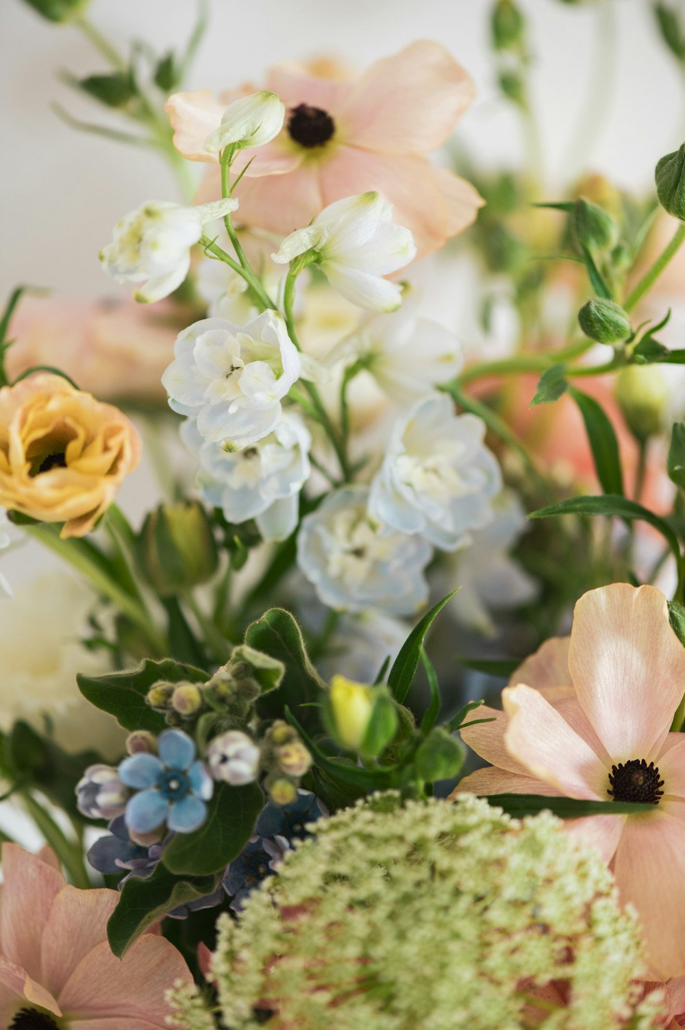 a bunch of flowers that are in a vase