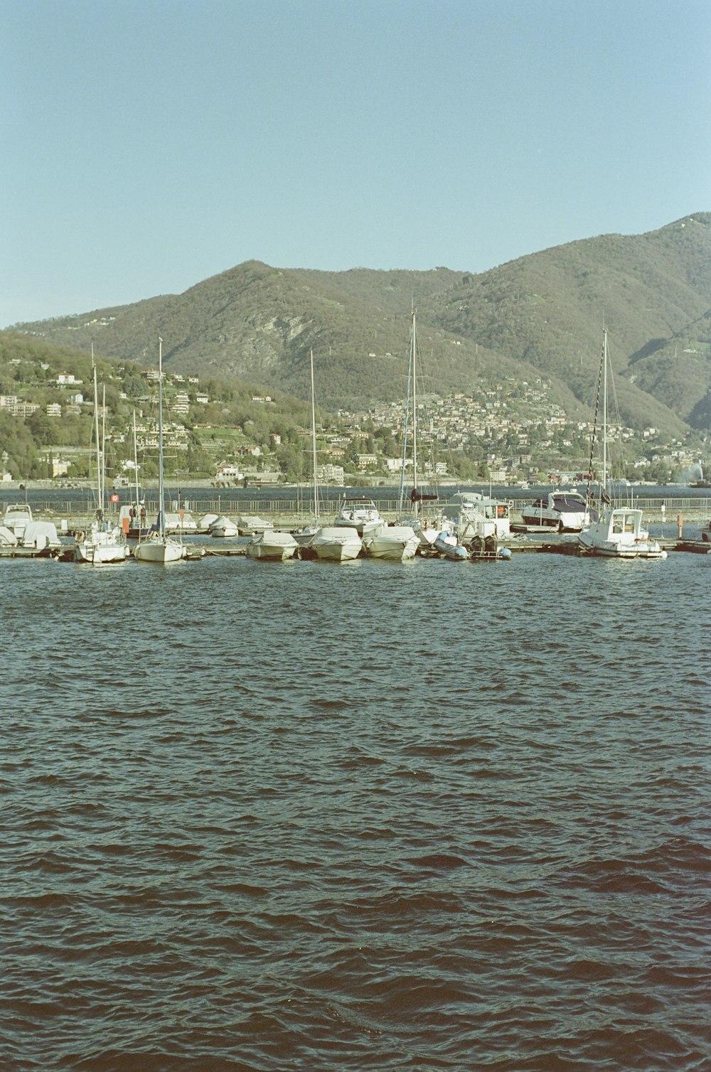 a bunch of boats that are in the water