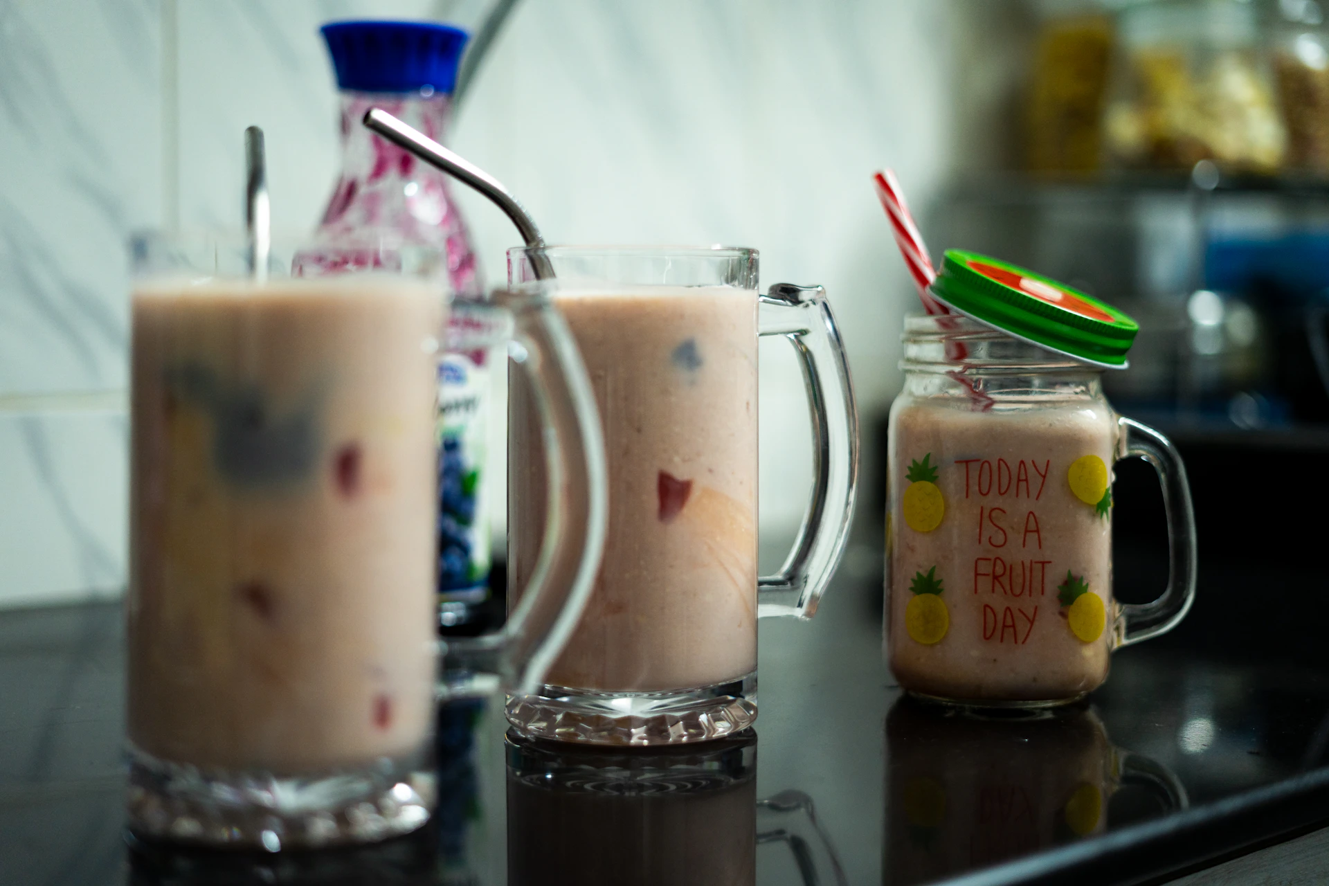 a couple of cups that are sitting on a table