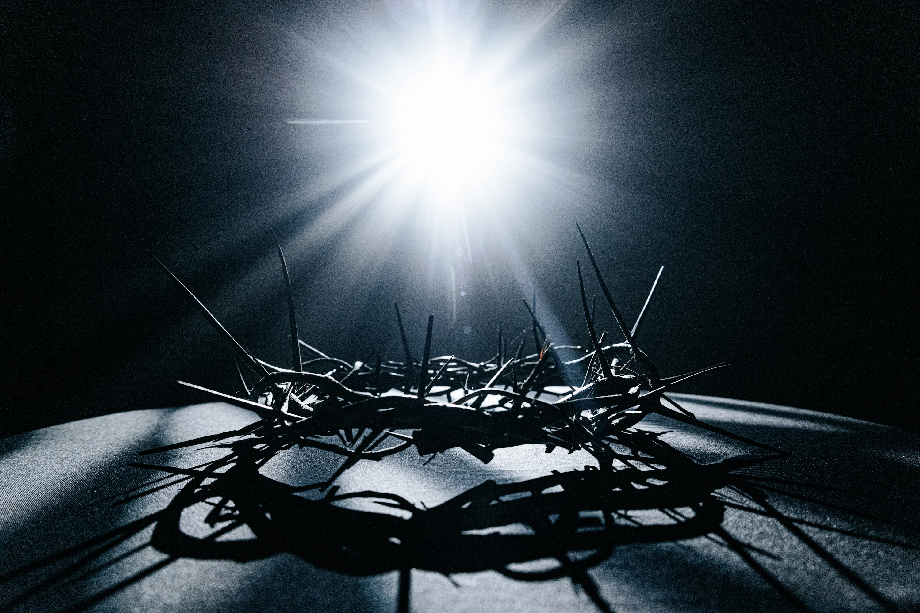 a crown of thorns on top of a table