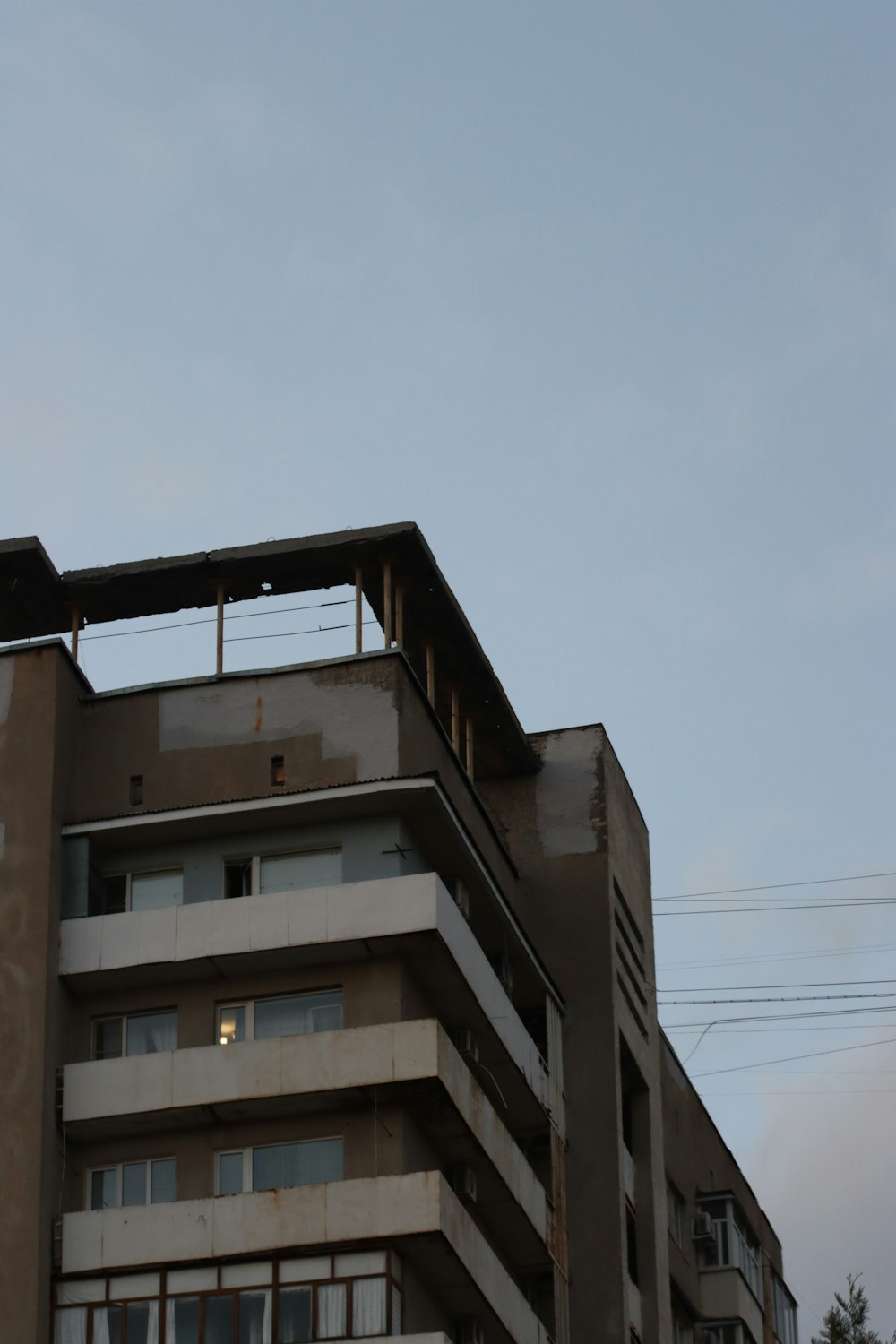 a tall building with a clock on the top of it