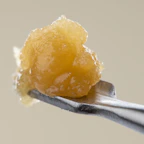 a close up of a spoon with sugar on it