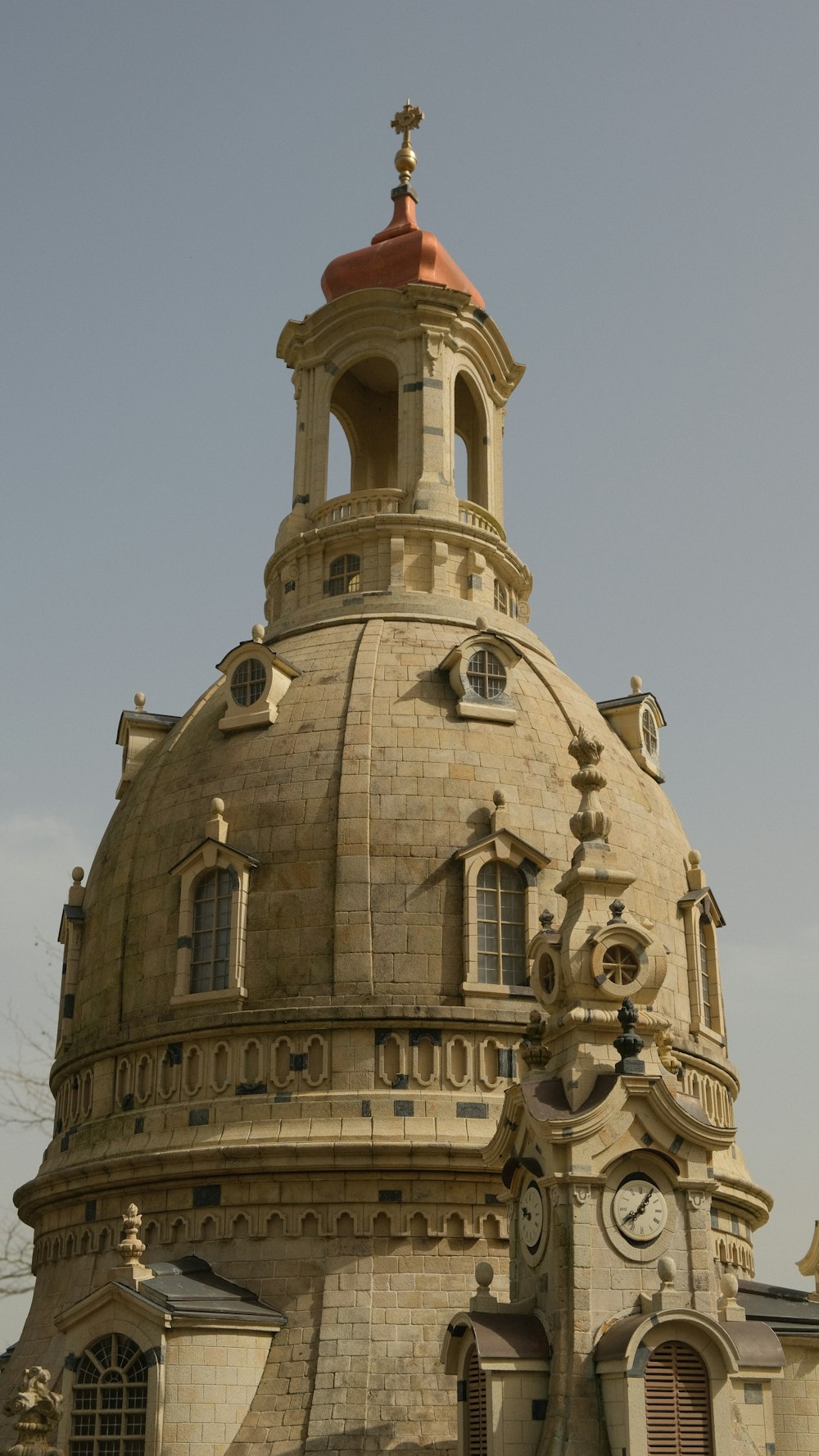 a large building with a clock on the top of it