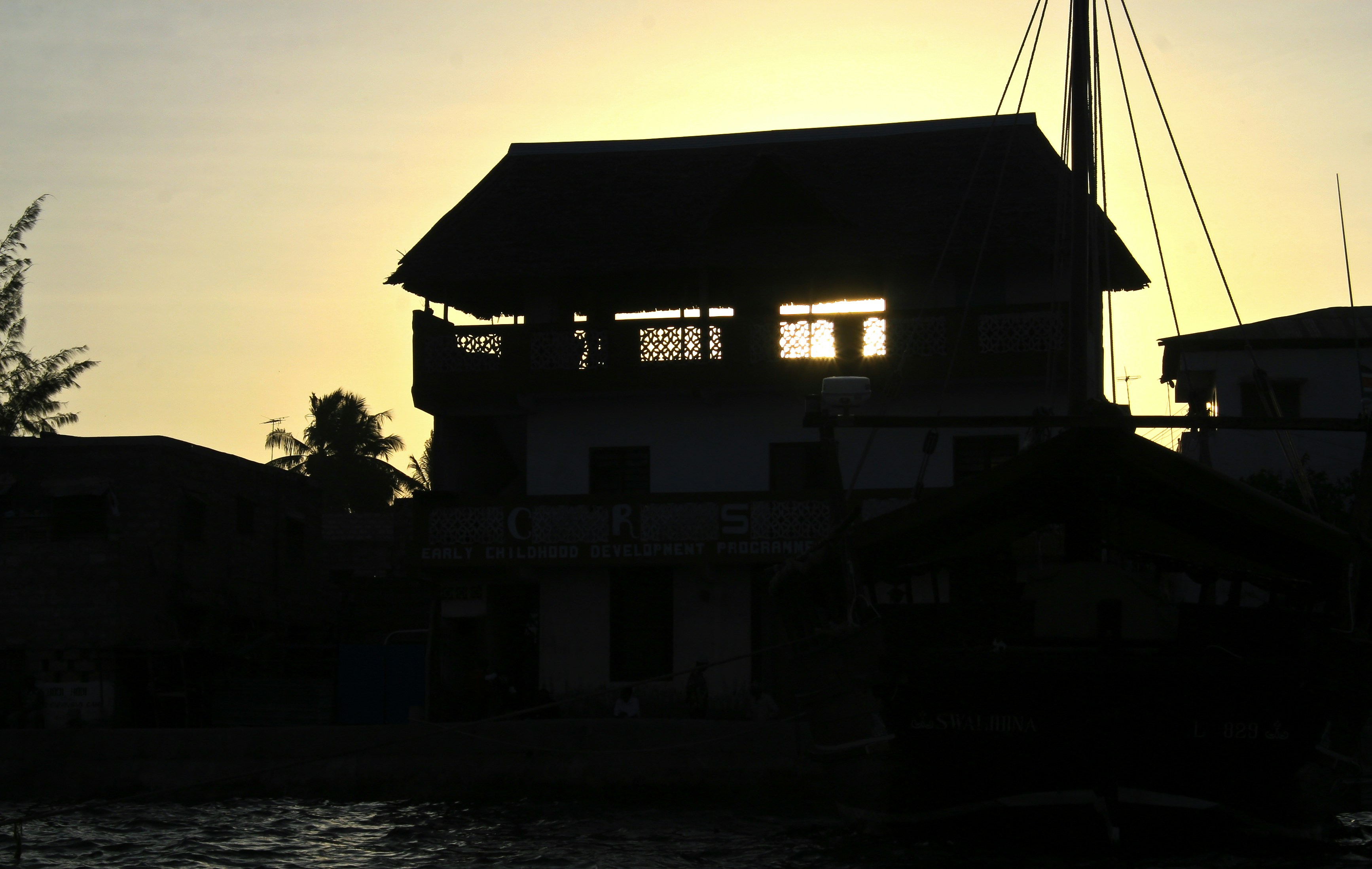 At sunset. Lamu, Kenya. 2009