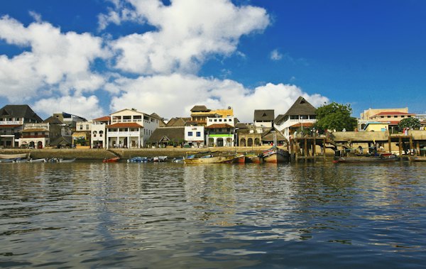 The waterfront of Lamu town — Lamu, Kenya