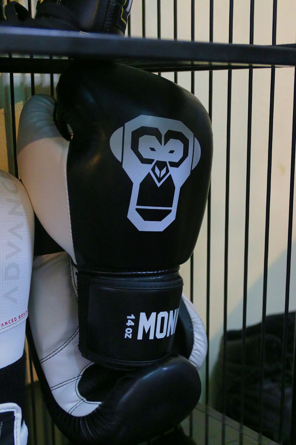 a close up of a pair of boxing gloves