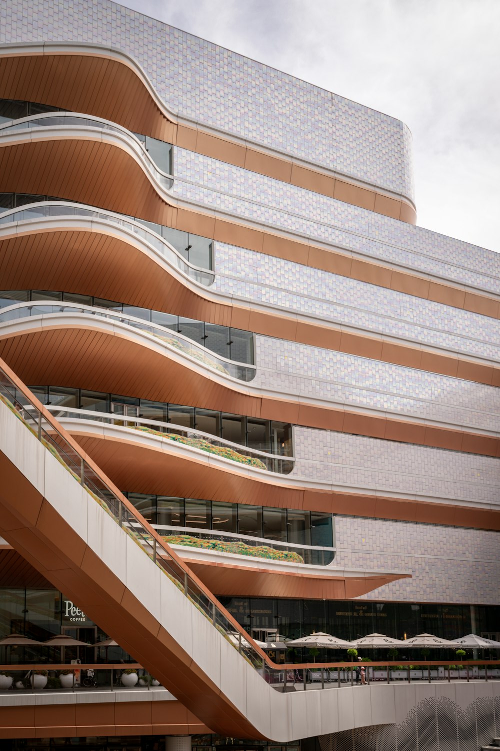 a building with a staircase going up to it