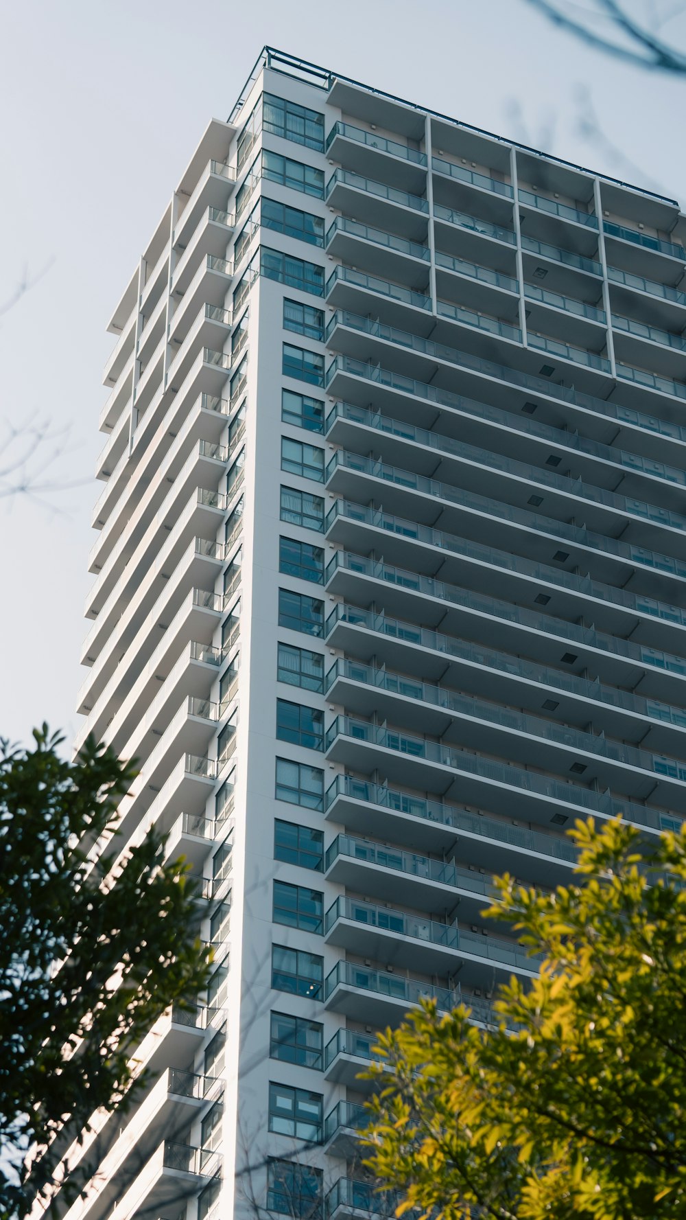 a very tall building with a lot of windows