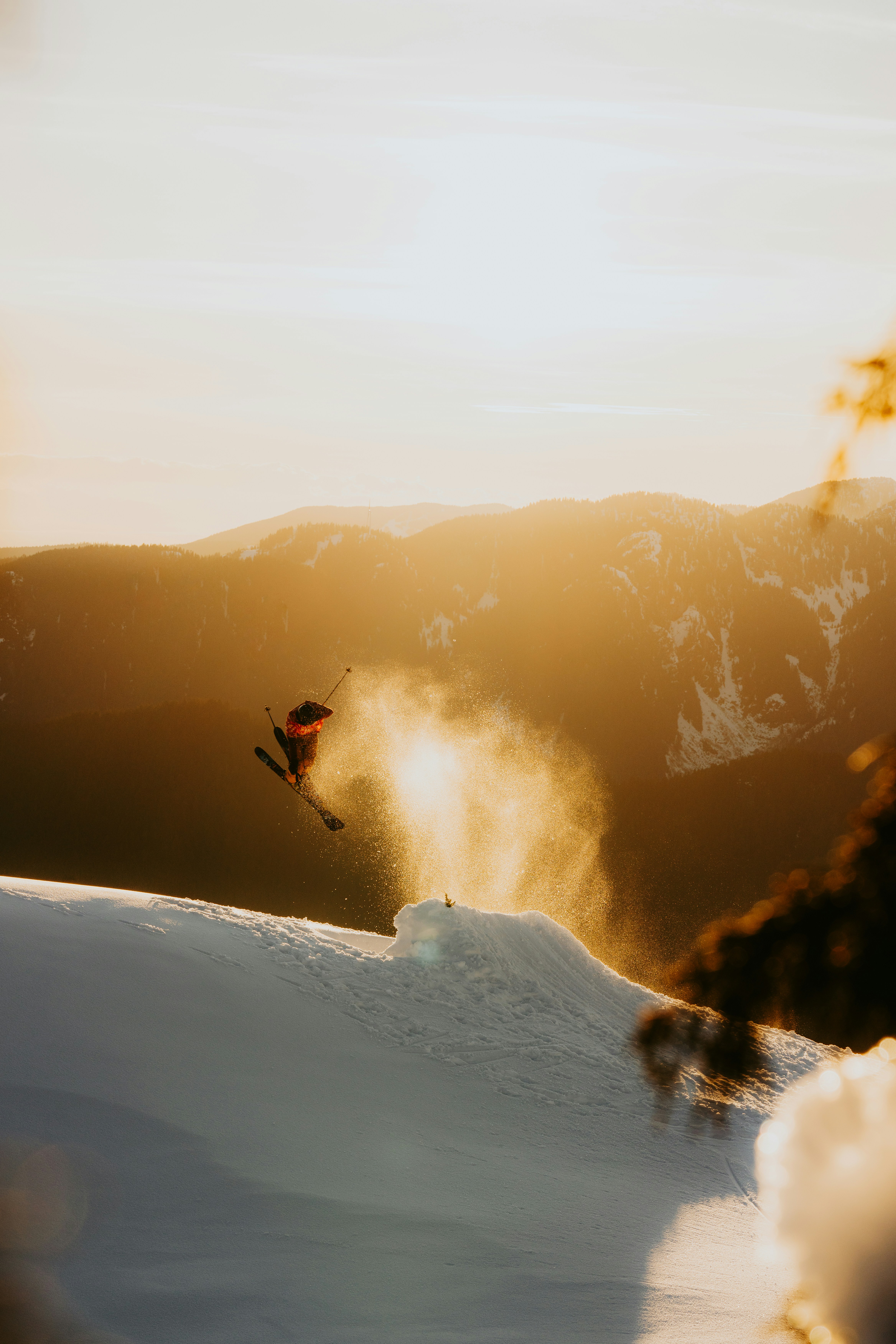 A person riding a snowboard down a snow covered slope photo – Free Brown  Image on Unsplash, image size:3000x4500
