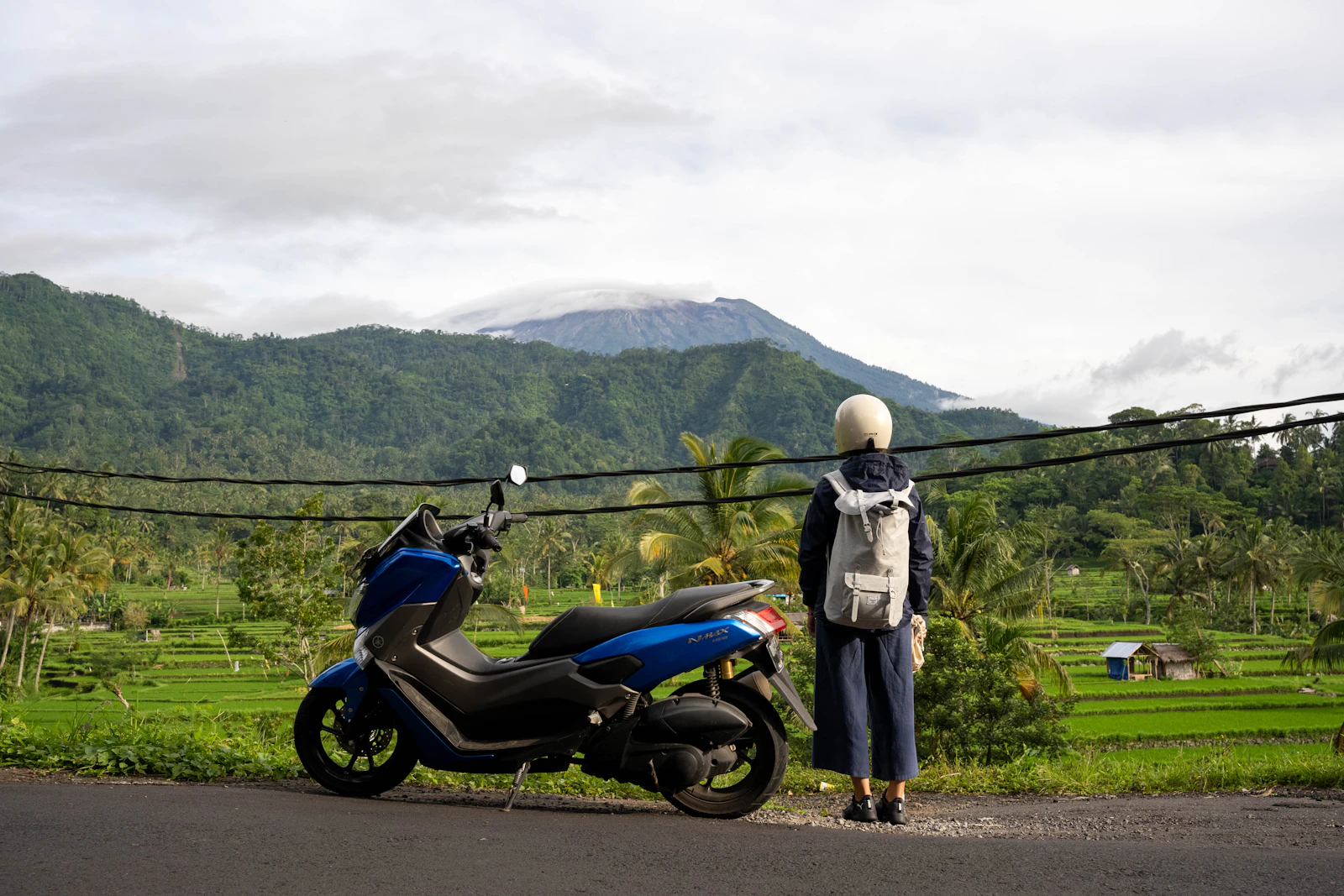 Renting a scooter in Bali