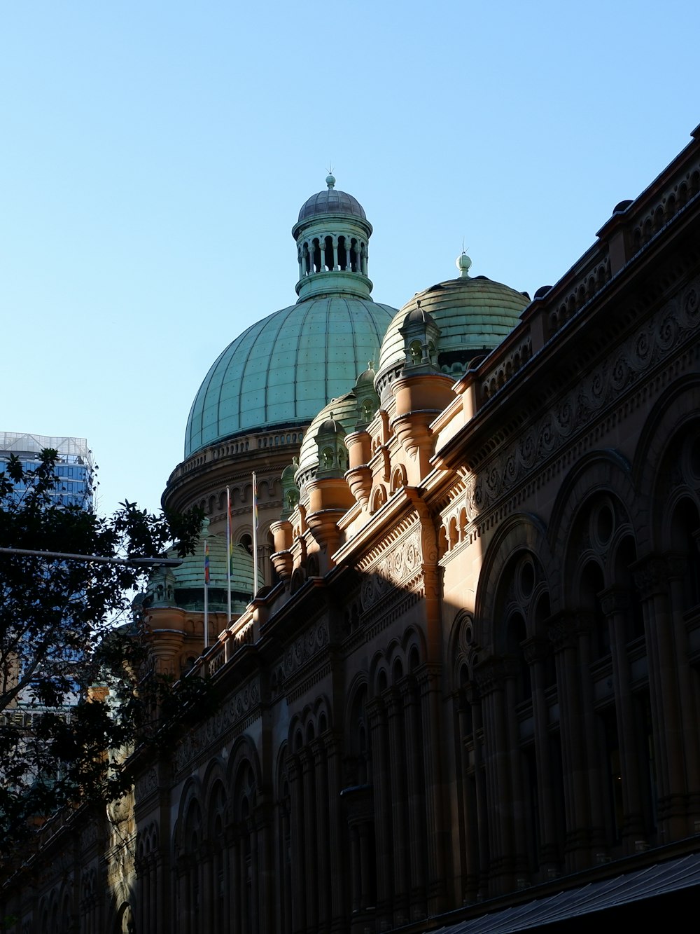 a large building with a dome on top of it