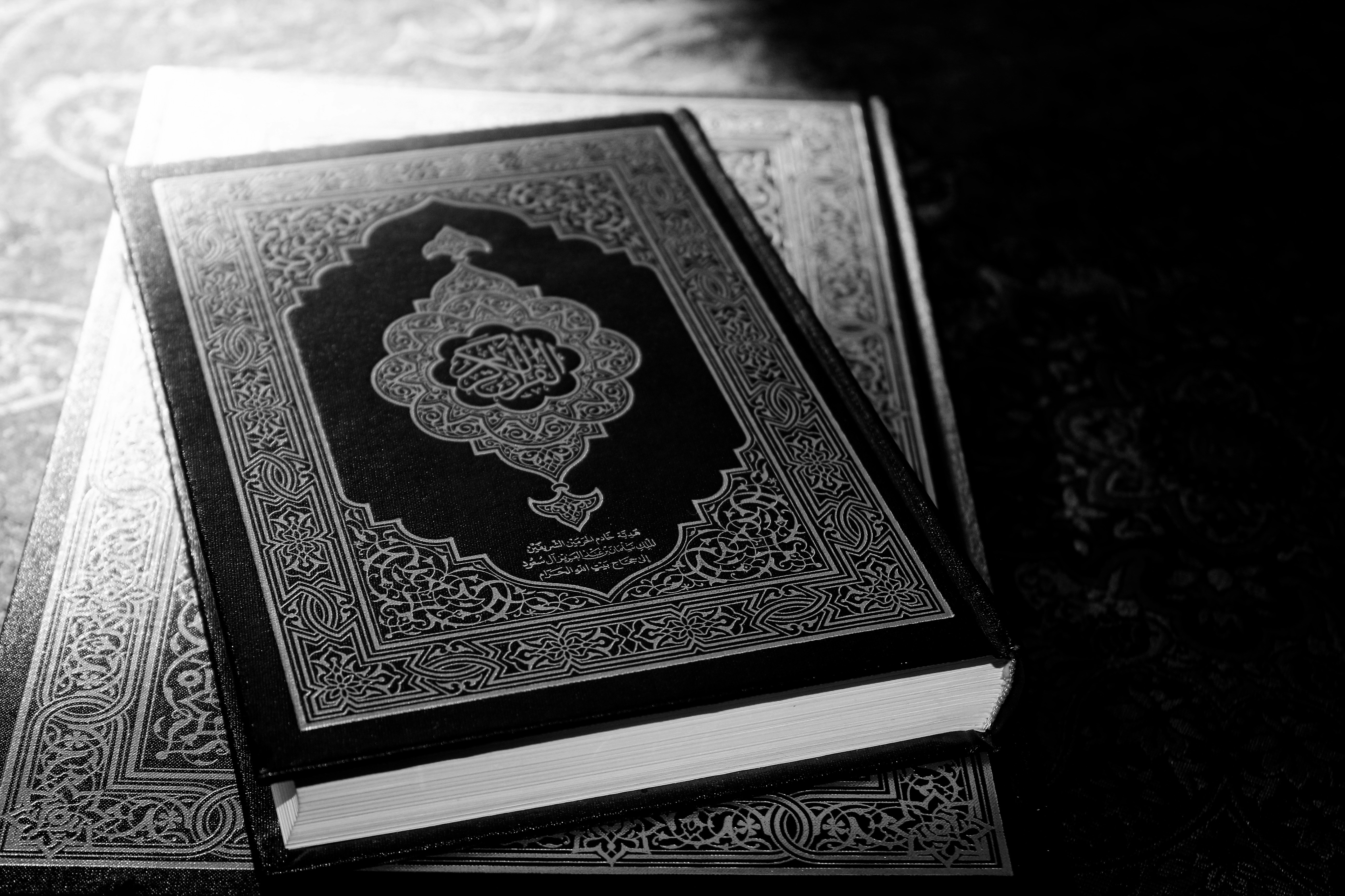 foto hitam putih dari sebuah buku