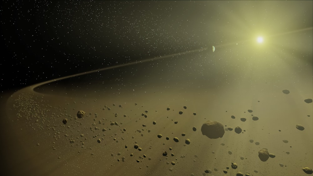 an artist's impression of a distant object in space